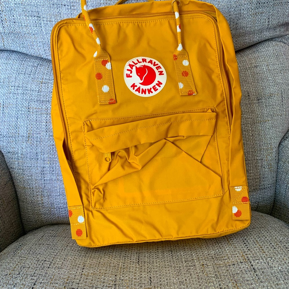 Kånken Yellow Backpack - Picture 5 of 8